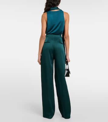 Weite Hose Kyra aus Satin | Simkhai