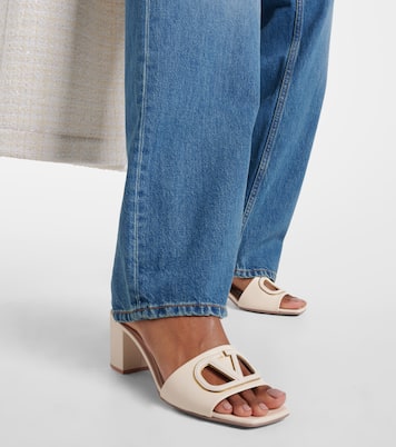 Mules VLogo en cuir | Valentino Garavani