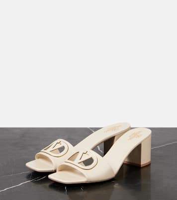Mules VLogo en cuir | Valentino Garavani