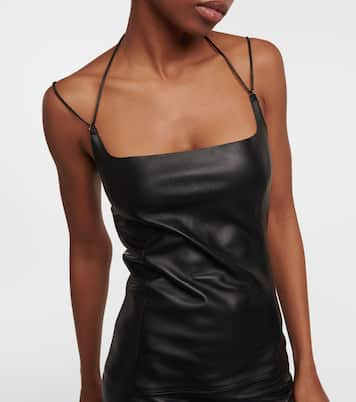 Abito midi in pelle | The Attico