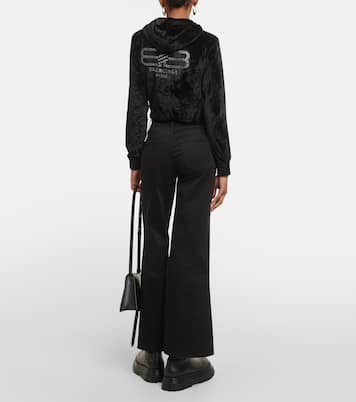 Le Palazzo Crop wide-leg jeans | Frame