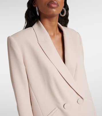 Double-breasted crêpe blazer | The Sei