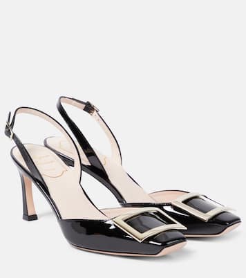 Slingback-Pumps Trompette 70 aus Lackleder | Roger Vivier