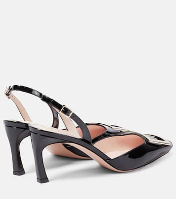 Slingback-Pumps Trompette 70 aus Lackleder | Roger Vivier