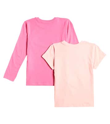 Set aus Longsleeve und T-Shirt aus Jersey | Moschino Kids