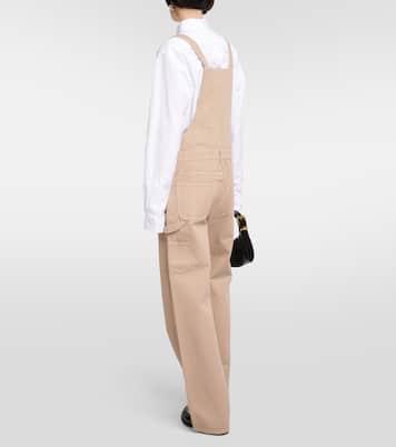 Salopette in gabardine di cotone | Miu Miu
