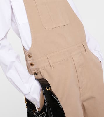 Salopette in gabardine di cotone | Miu Miu