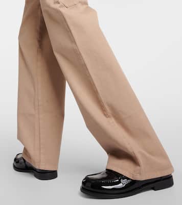 Salopette in gabardine di cotone | Miu Miu