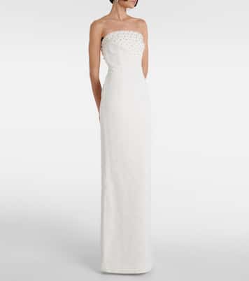 Bridal Robe Theresa mit Zierperlen | Rebecca Vallance