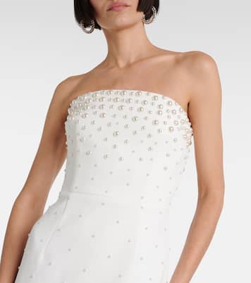 Bridal Robe Theresa mit Zierperlen | Rebecca Vallance