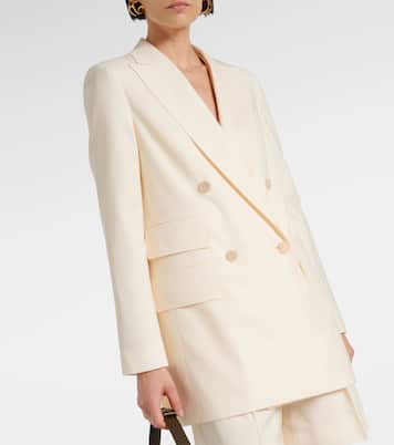 Double-breasted virgin wool blazer | Max Mara
