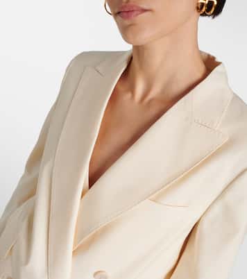 Double-breasted virgin wool blazer | Max Mara