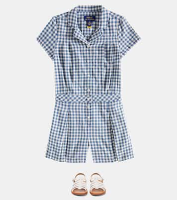 Mono de algodón a cuadros vichy | Polo Ralph Lauren Kids