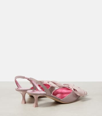 Brook 50 glitter slingback pumps | Jimmy Choo
