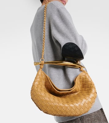 Borsa a spalla Sardine Chain in pelle Intrecciato | Bottega Veneta