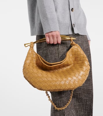 Borsa a spalla Sardine Chain in pelle Intrecciato | Bottega Veneta