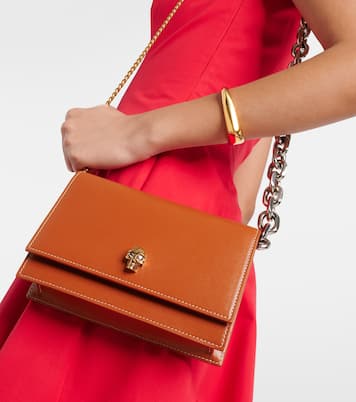 Borsa a tracolla Skull Small in pelle | McQueen