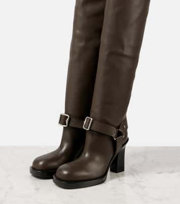 Stivali cuissardes in pelle | Burberry