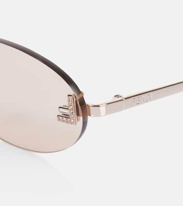 Gafas de sol ovaladas Fendi First Crystal | Fendi