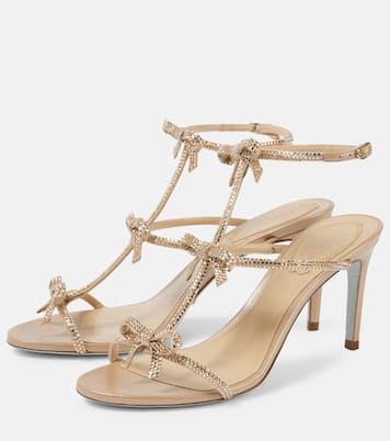 Caterina 80 bow-detail embellished sandals | Rene Caovilla