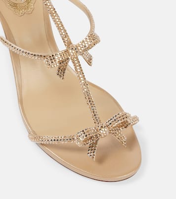 Caterina 80 bow-detail embellished sandals | Rene Caovilla