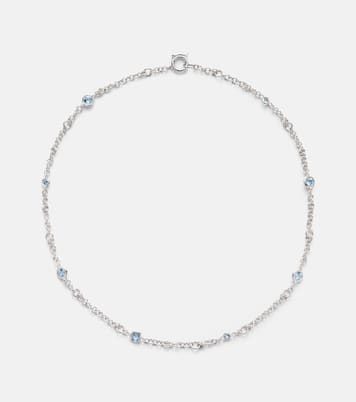 Collana Gravity Estrella in argento sterling con acquamarina | Spinelli Kilcollin