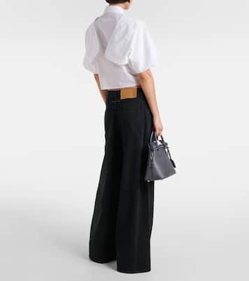 Jeans anchos de tiro alto | MM6 Maison Margiela