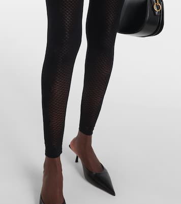 Jumpsuit in maglia traforata con pizzo | Wolford