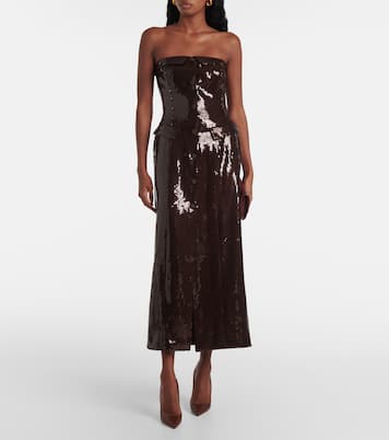 Sequined midi dress | Rotate