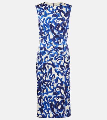 Abito midi con stampa | Dries Van Noten