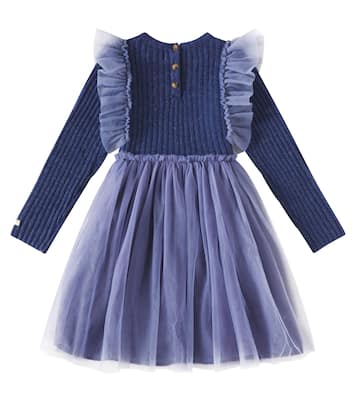 Bilie wool-blend dress | Donsje