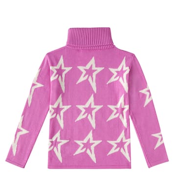 Rollkragenpullover Star Dust aus Wolle | Perfect Moment Kids