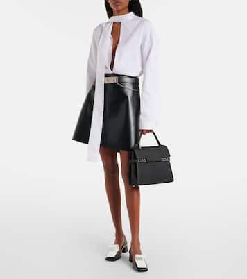 Tempête Medium leather tote bag | Delvaux