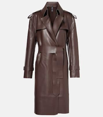 Trench in similpelle | Norma Kamali
