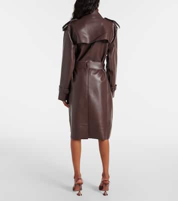 Trench in similpelle | Norma Kamali