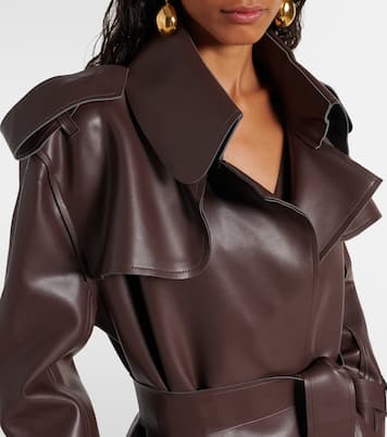 Trench in similpelle | Norma Kamali