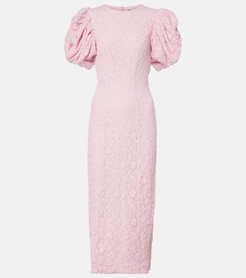 Vestido midi de encaje | Rotate