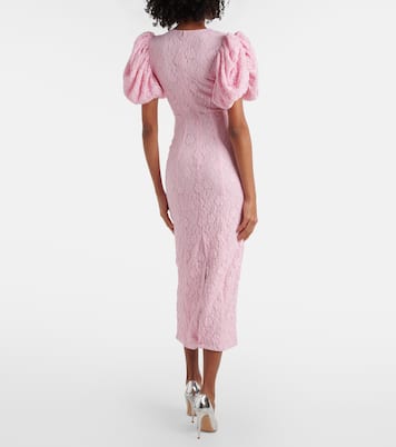 Vestido midi de encaje | Rotate
