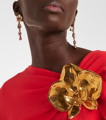 Boucles d’oreilles clip à ornements | Oscar de la Renta
