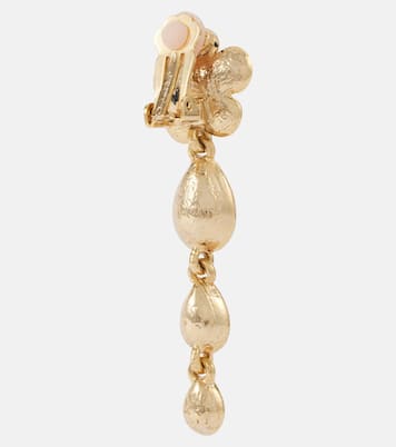 Boucles d’oreilles clip à ornements | Oscar de la Renta