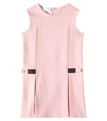 Abito in cotone Web Stripe | Gucci Kids