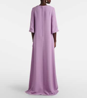 Abito lungo in cady di seta | Valentino