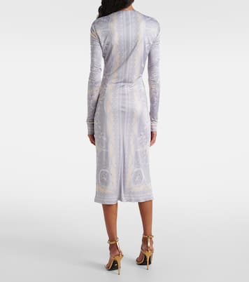 Abito midi Barocco in jersey | Versace