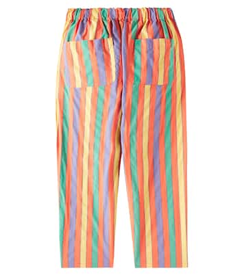 Pantaloni in misto cotone a righe | Bobo Choses