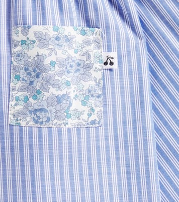 Bebé - pantalones Dandy de algodón a rayas | Bonpoint
