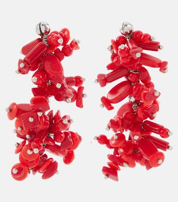 Boucles d'oreilles à perles fantaisie | Dries Van Noten