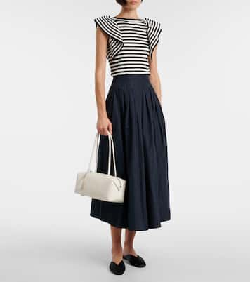 Schultertasche Holdall Small aus Leder | Max Mara