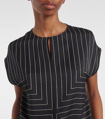 Louison striped silk-blend top | Joseph