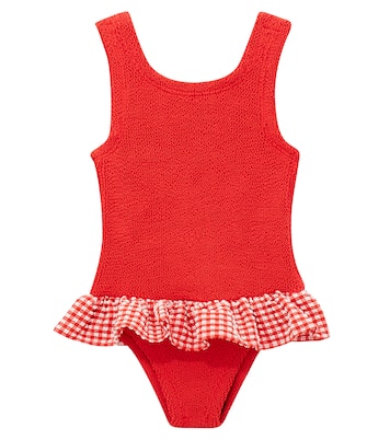 Maillot de bain Duo Denise à carreaux | Hunza G Kids