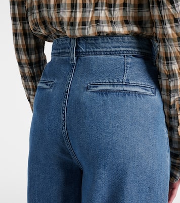 Pleated wide-leg jeans | 7 For All Mankind